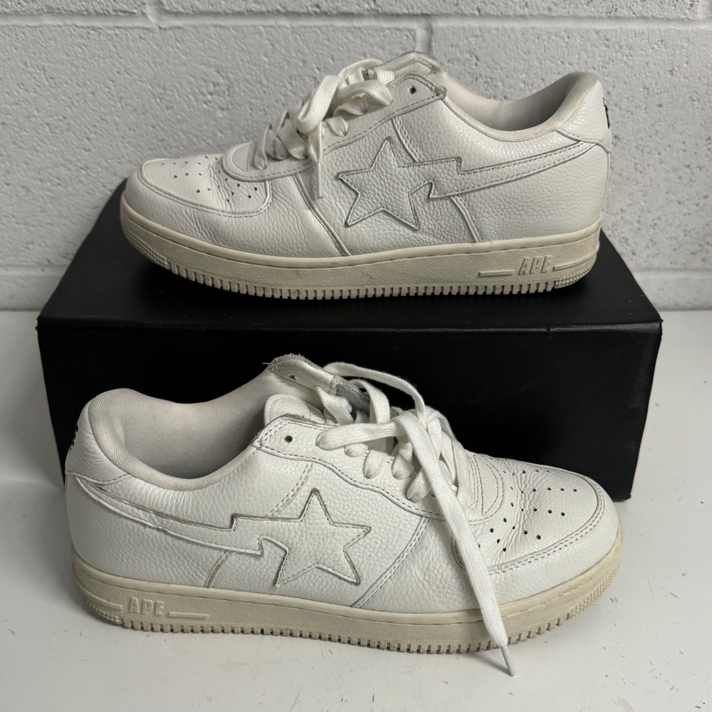 Bape Sta Lows White APE 10 28 FS-001 white sneakers shoes
